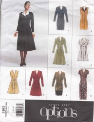 2193 VOGUE DRESS SLEEVES OR NOT LENGTHS, TUNIC, SKIRT PATTERN 6-10